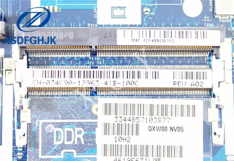 كمبيوتر محمول اللوحة الأم لديل خط العرض E5430 اللوحة CN-034C90 034C90 34C90 QXW00 LA-7901P DDR3 100% اختبار موافق