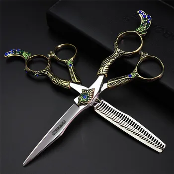 

Japanese 440C Professional Hairdressing Scissors for Cutting Hair Razor Sharp for Hair Sytlist and Barber Shop