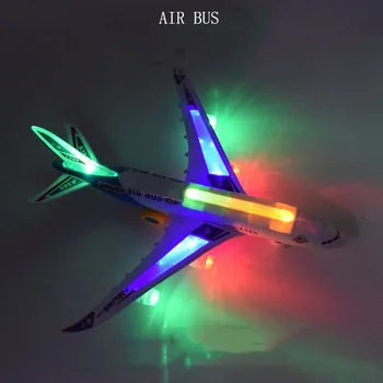 

Cross-border large children's music universal passenger aircraft electric aircraft model toy