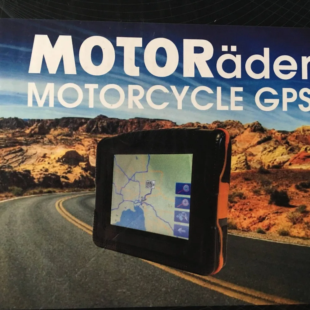 

3.5 inch waterproof motorcycle gps navigation holder bluetooth FM touch screen Navigator with special bracket accessory