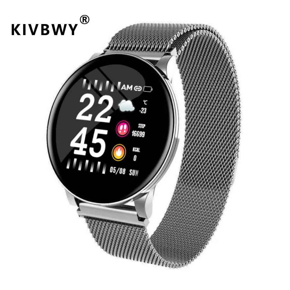 Смарт-часы Kivbwy W8 спортивные фитнес-трекер IP67 погода фитнес-часы напоминание о