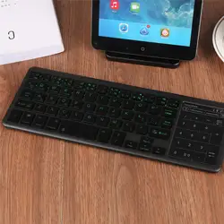 Binmer клавиатуры ультра компактный тонкий профиль беспроводной Bluetooth клавиатура с перезаряжаемой батареей td1222 Прямая поставка