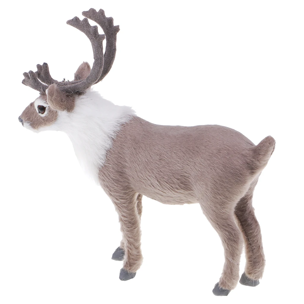 Plush Reindeer Doll Christmas Tree Decoration Xmas Family Party ELK Ornament