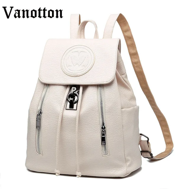 2019 Women Pu Leather Shoulders Bags Fashion Casual School Bags for