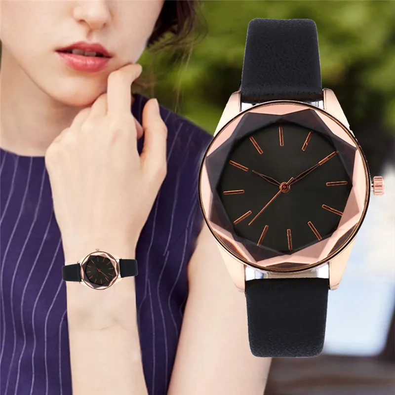 

Excellent Quality Orologio Donna New Feature Surface Irregular Diamond Women's Watches Variety Of Colors Always Have Your Fit@50