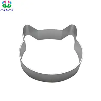 

Aluminum Alloy,Cat Head Patterns Shape Cake Decorating Fondant Cutters Tools,Chocolates Cake Baking Molds.