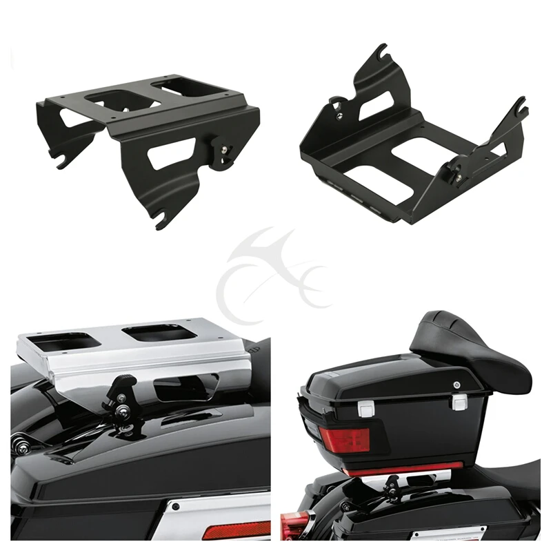 

Motorcycle Solo Tour-Pak Mount Rack For Harley Touring Models Road King Street Electra Glide FLTR FLTRX FLHT FLHX 2009-2013