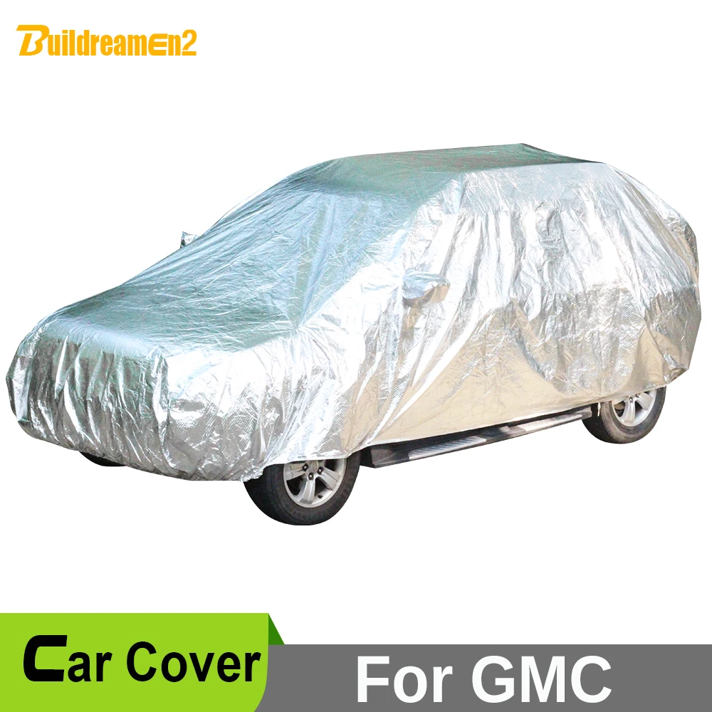 

Buildreamen2 Car Cover Waterproof SUV Anti-UV Sun Shield Snow Hail Rain Dust Protective Cover For GMC Terrain Acadia Envoy Yukon