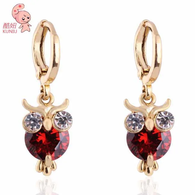 New Arrival Latest Style Owl Earrings Fashion Jewelry Gold Plated New Arrival Latest Style Owl Earrings Fashion Jewelry Gold Plated Earring Kuniu Er0442 In Drop From Accessories On Aliexpress