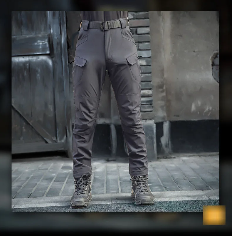 Nature Worship Outdoor Spring Autumn Men Hiking Full Length Pants Softshell Trousers Camping Ski Climbing Plus Size Zipper Solid