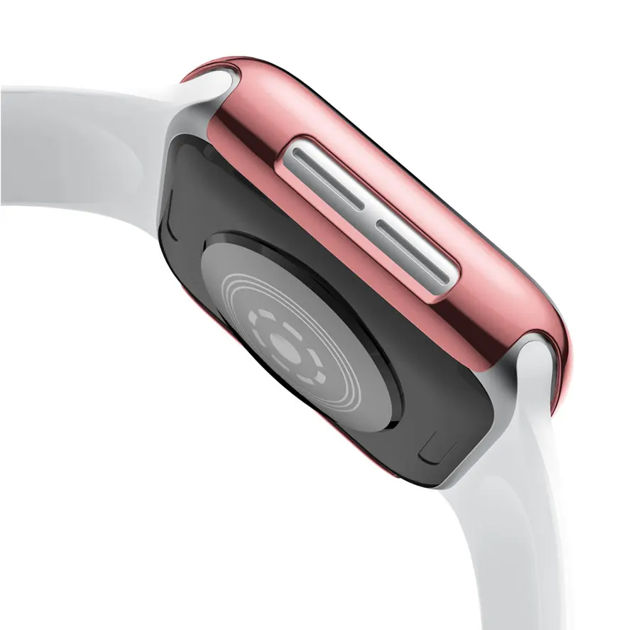 Slim TPU Screen Protector For Apple Watch case 360 Degree Soft Clear Case for iWatch 4 3 2 1 case apple 4 40mm 40mm 38mm 44mm Slim TPU Screen Protector For Apple Watch case 360 Degree Soft Clear Case for iWatch 4 3 2 1 case apple 4 40mm 40mm 38mm 44mm