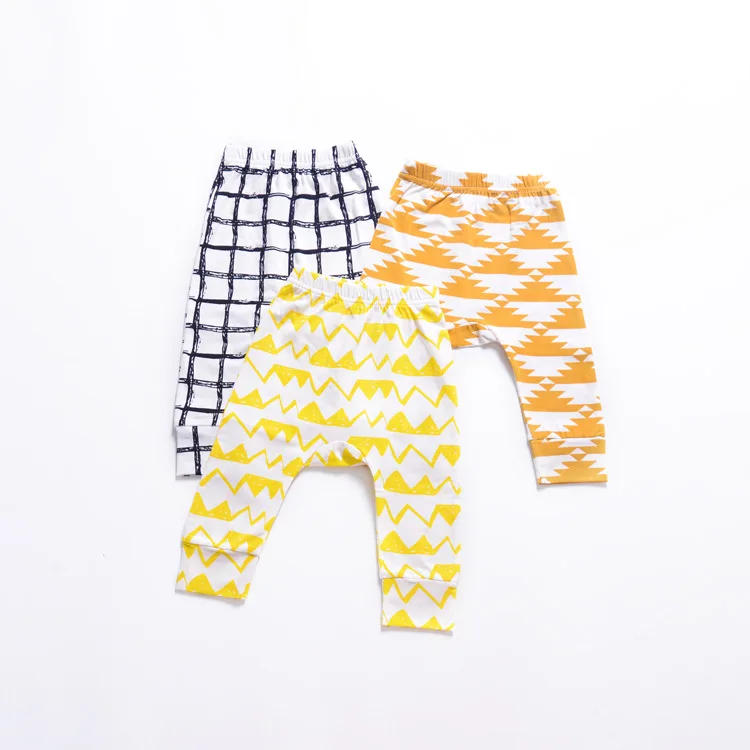 Хлопковые детские штаны для мальчиков и девочек, штаны на подгузник спортивные детские штаны-шаровары детская одежда для новорожденных с рисунком лисы и панды