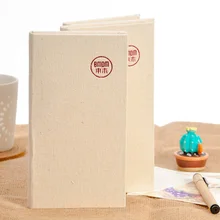 2 шт Hong Kong BMDM натуральная Мешковина блокнот крафт-бумага ткань блокнот простой темперамент