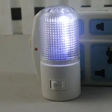 New 3W 4LEDs Bedroom Wall Mounting Night Lamp Licht Light Plug Lighting Bulb Kids Soft Bedroom Nightlight VC493 P15