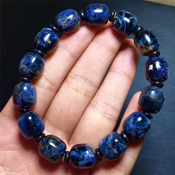 

Certificate Natural Pietersite Gemstone Bracelet For Women Men Stretch Crystal 12x11mm Beads Fashion Bracelet Jewelry Gift AAAAA