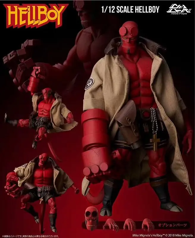Hellboy Devil 100 игрушки 1/12 масштаб BJD совместный подвижный с настоящей тканью ПВХ
