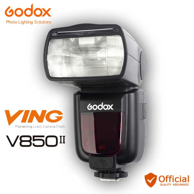 

Godox V850II GN60 2.4G Wireless X System Speedlite Li-ion Battery Flash Light for Canon Nikon Sony Fujifilm Olympus DSLR Camera
