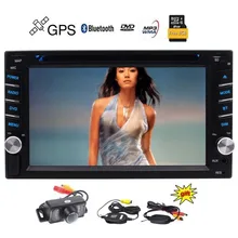 Wireless Backup Camers+2 Din Car DVD Player Autoradio Stereo Wince System Automotive Parts GPS Auto Radio Electronics Double Din