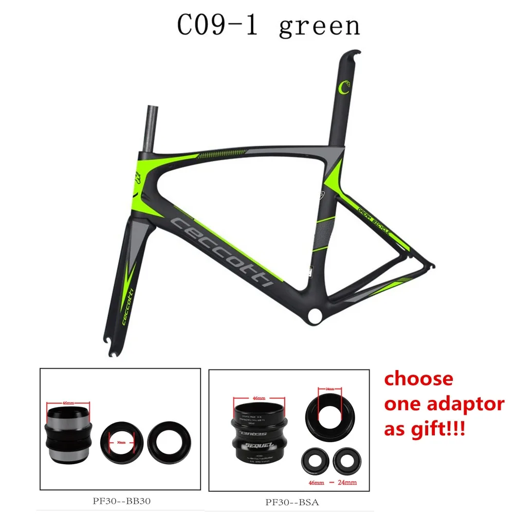 

New brand and nice design chinese carbon frames frame+fork+seatpost+clamp+headset+adaptor(gift) 2 kinds forks bicycle frame