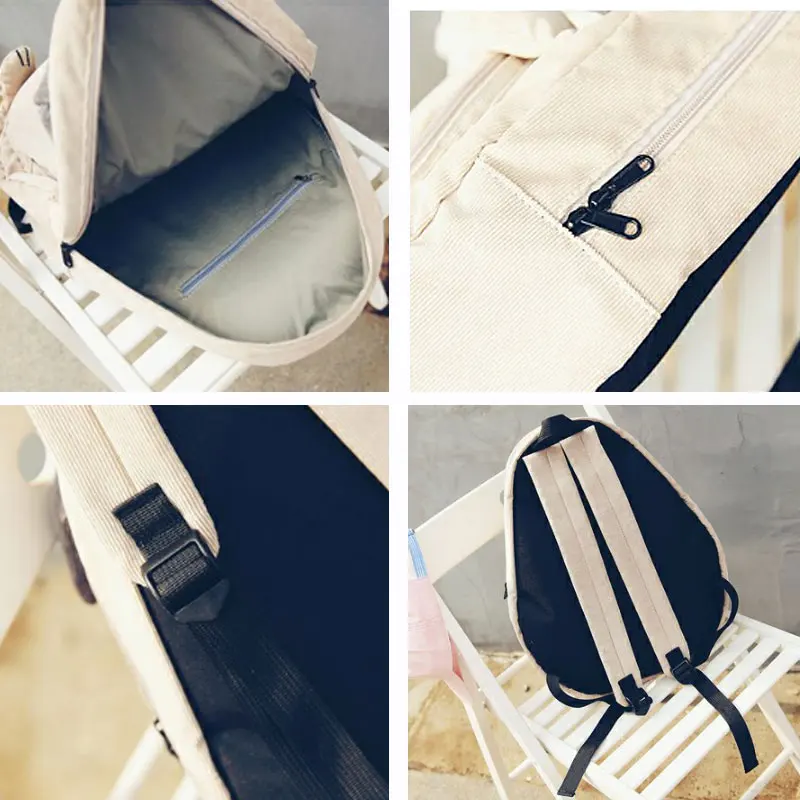 Рюкзак женский винтажный для девочек|corduroy backpack|women backpackbackpack for |