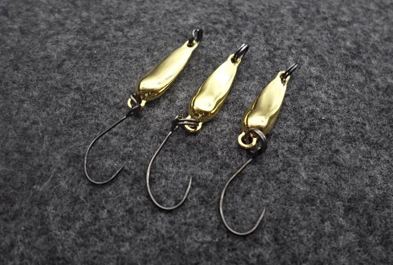 new fishing lure 1.2g 2.2g  3.2g metal fishing lure spoon bait swimbait artificial fishing bait copper metal lure Japan