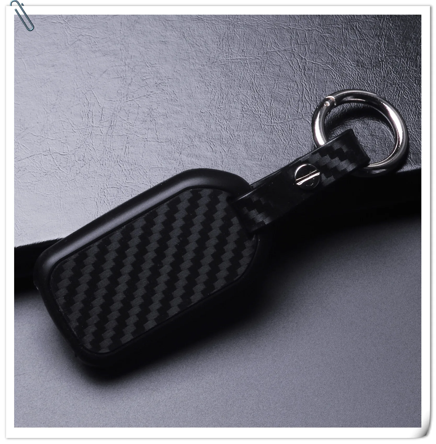 Custodia in fibra di carbonio per auto 10 pezzi in Silicone per Honda Vezel city civic Jazz BRV BR-V HRV Fit giacca chiave a distanza auto-stying -