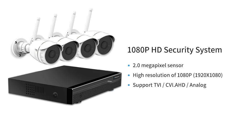 Vstarcam 8CH NVR+ 4 C17S 1080P Водонепроницаемый IP Камера NVR Наборы видеонаблюдения Системы Наборы видео Регистраторы домашней безопасности Камера