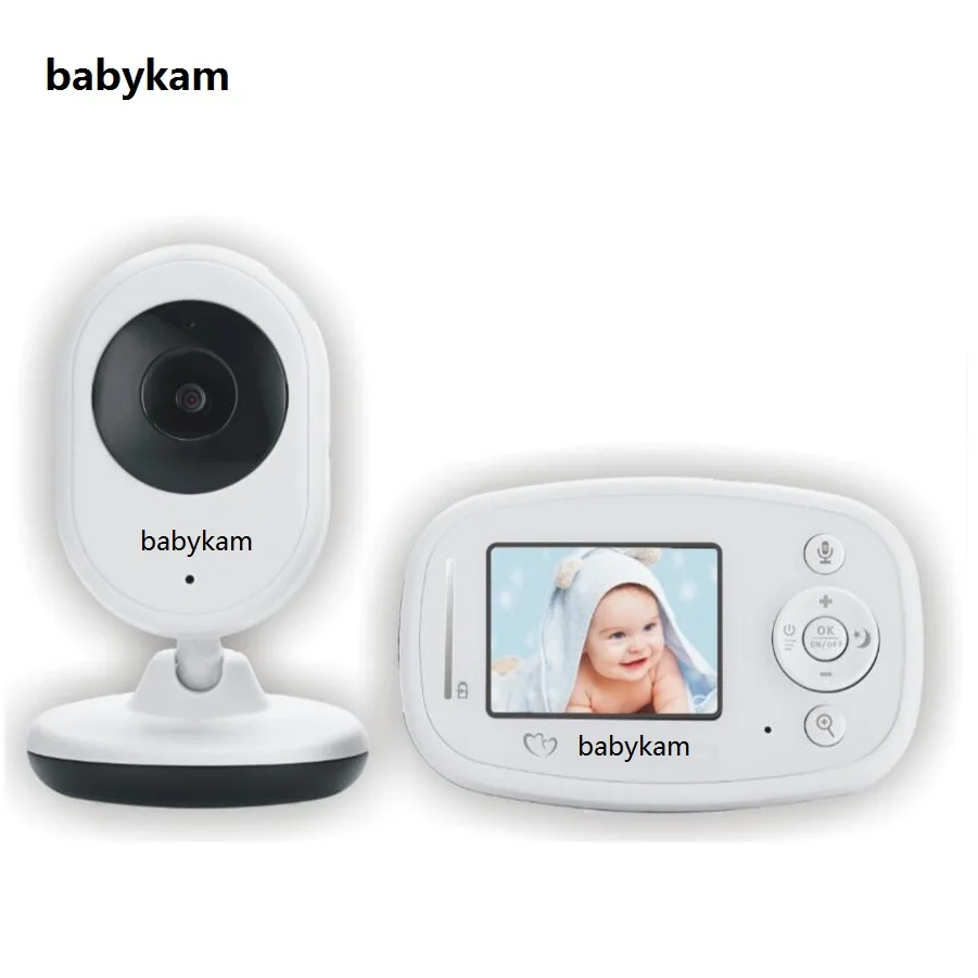 

Baby Monitor SP820 IR Night Vision 2 way Talk 4 Lullabies Temperature monitor 2.4 inch LCD Digital video nanny radio babysitter