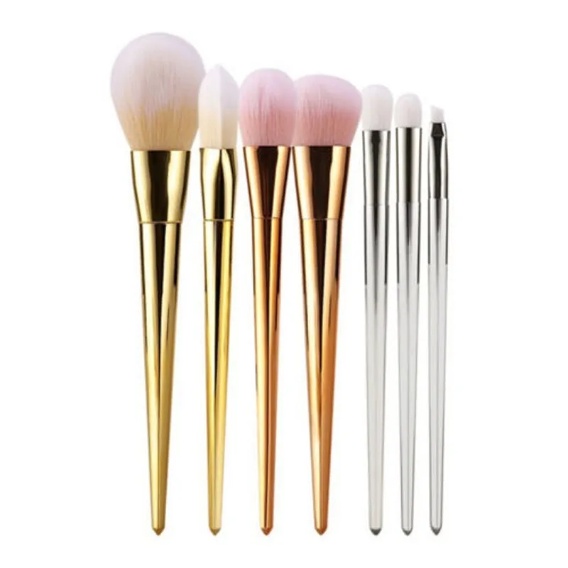 

7 Pcs Makeup Brush Set Cosmetics Foundation Blending Blush Makeup Tool Powder Eyeshadow Cosmetic Set
