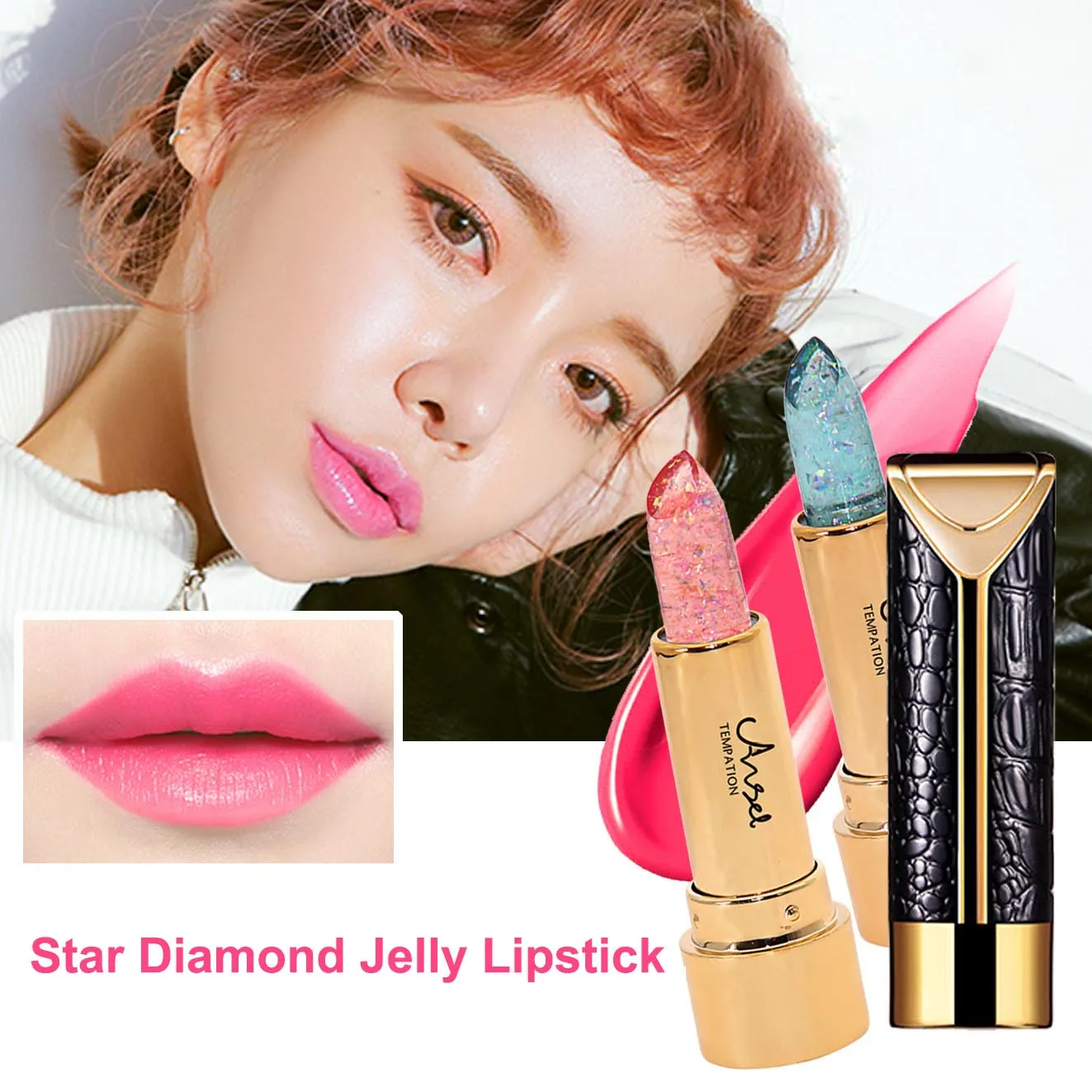 Jelly Lipstick Makeup Temperature Changing Color Tint Long Lasting
