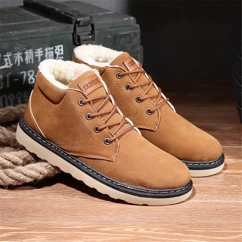 Inverno Casuais Homens Quente Moda Neve Sapatos Botas Outono Do Preto De azul Dos amarelo 5wtCqYZ