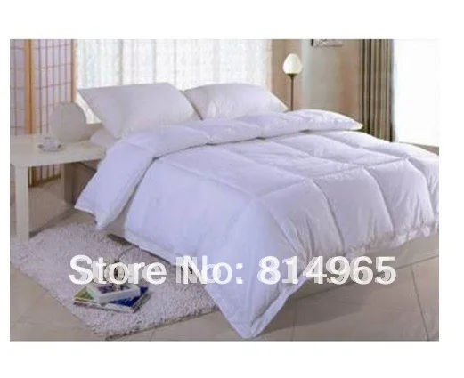 KING 240X210CM 6 Одеяло 95% венгерский Гусь высокое качество пуховое одеяло DOONA 290GSM