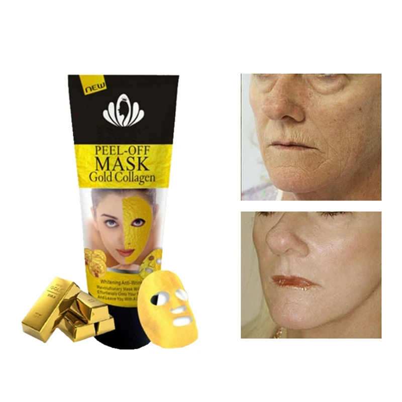 

Face lift Mask Crystal Gold Facial Masks Moisturizing Cream whitening Anti-aging Hyaluronic acid Korean Cosmenics Essence