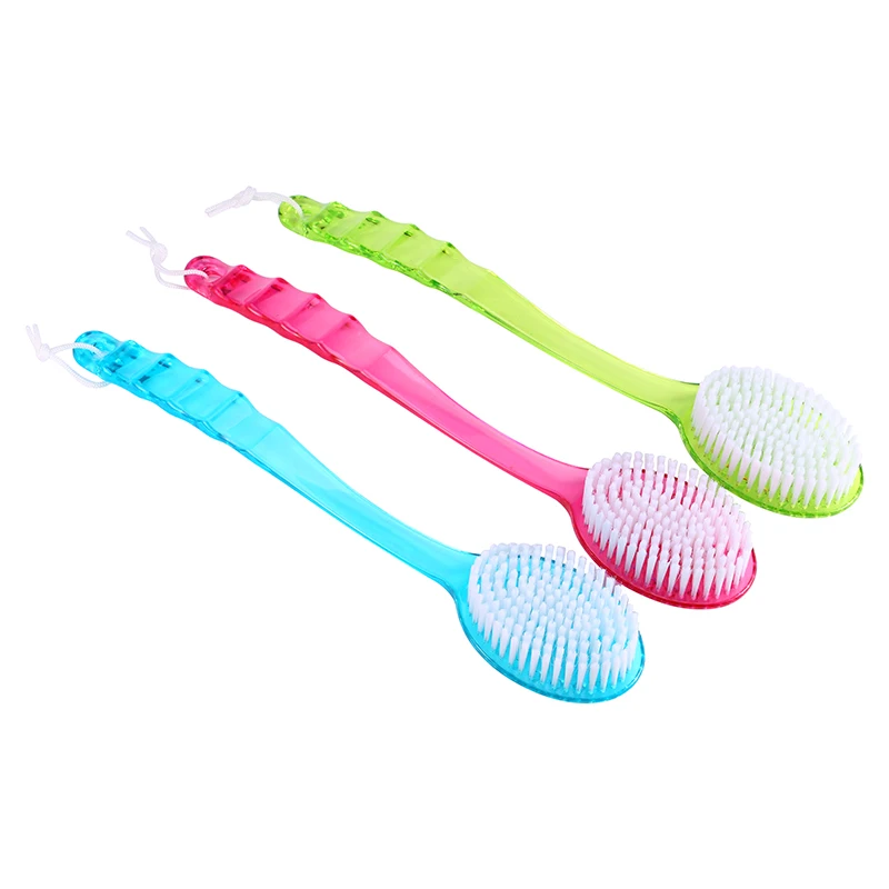 Soft Bath Body Brush Long Handled Cleaning Round Brushes Skin Massage