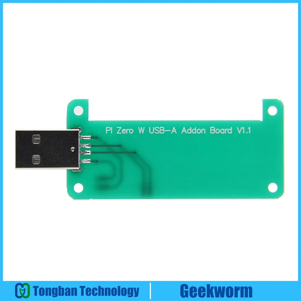Raspberry Pi Zero/Zero W BadUSB USB-A Addon Плата USB разъем RPi0 к U дисковой плате расширения