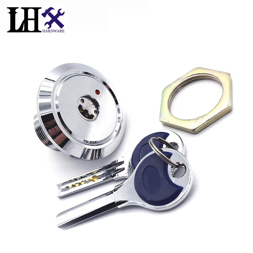 LHX BJA72 Hardware Brass Cam Lock Locks with 2 Computer Pin Key