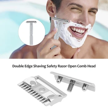 

Safety Razor Head for Shaving Razor Barber Double Edge Shaving Safety Razor Open Comb Head