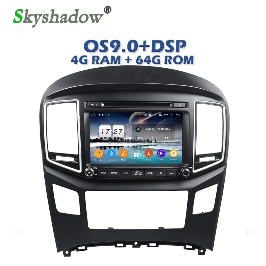 

DSP Android 9.0 4G +64GB 8Core Car DVD Player For HYUNDAI H1 Grand Starex 2016 2017 GPS Glonass map RDS Radio wifi Bluetooth 4.2