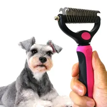 Щетка для собак и кошек Нержавеющая сталь Расческа для домашних животных грабли Уход за лошадьми домашних животных распутывающая расческа для волос, расческа, гладкая