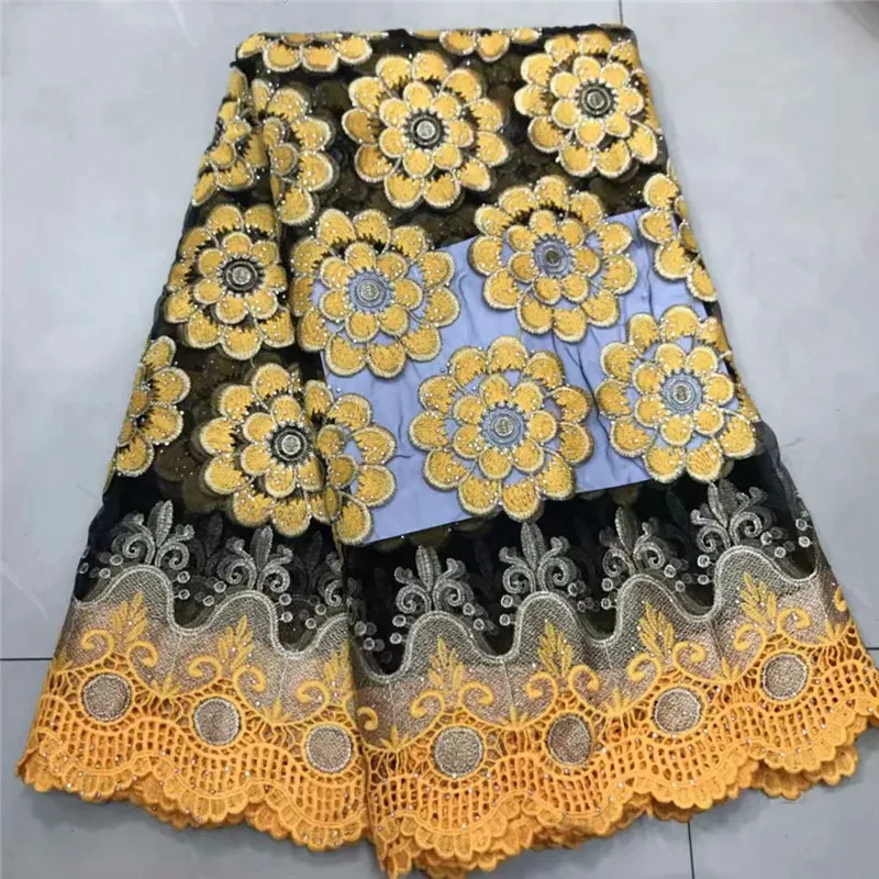 

Wholesale price beaded french lace fabric stones African lace fabric pretty tulle laces for party /wedding ZQ052023