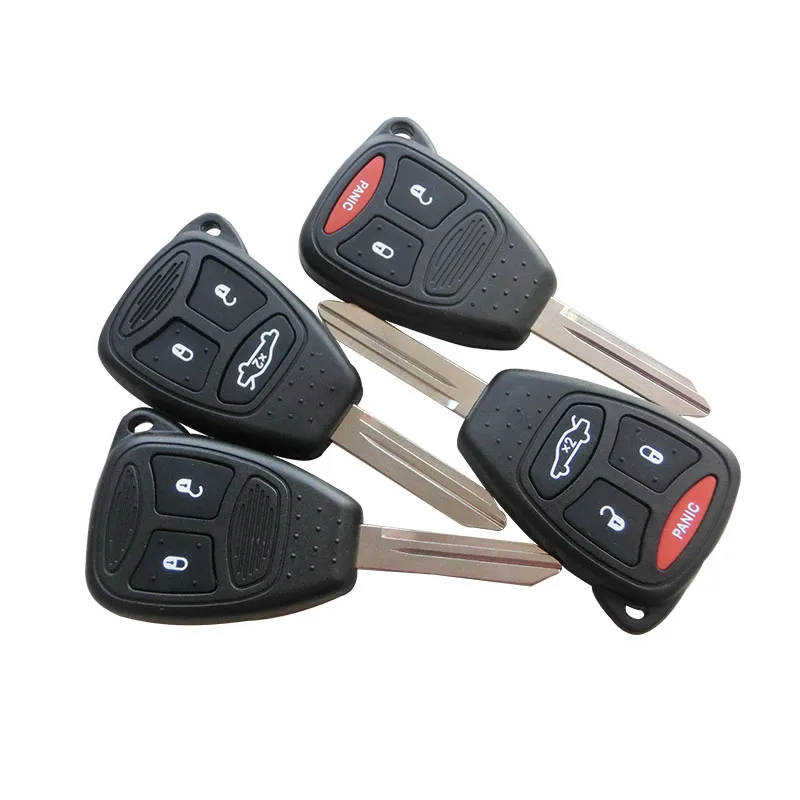 

2/2+1/3/4 Button Remote Key Fob Case Shell With Big Button For Chrysler 300 /Aspen /Jeep /Dodge