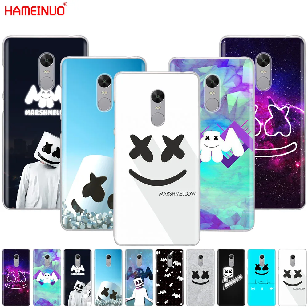 

HAMEINUO Marshmello Unique Design High Quality Cover phone Case for Xiaomi redmi 5 4 1 1s 2 3 3s pro PLUS redmi note 4 4X 4A 5A