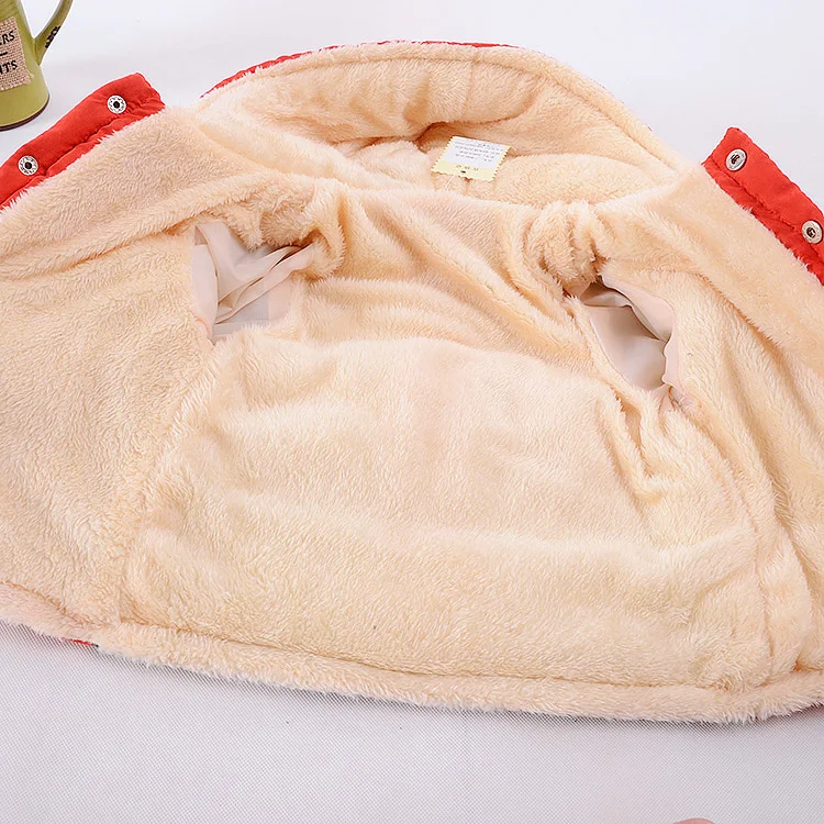 Baby Cute Beer Winter Down Clothing Set Boy Girl Hooded Jacket Coat Pants Popular Clothes Red Blue Orange Size 2 3 4 Years Old (5)