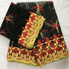 Африканская Базен Riche кружевная ткань дизайн вышитые высокое качество Французский Тюль Кружева с гипюром кружевная ткань KY72