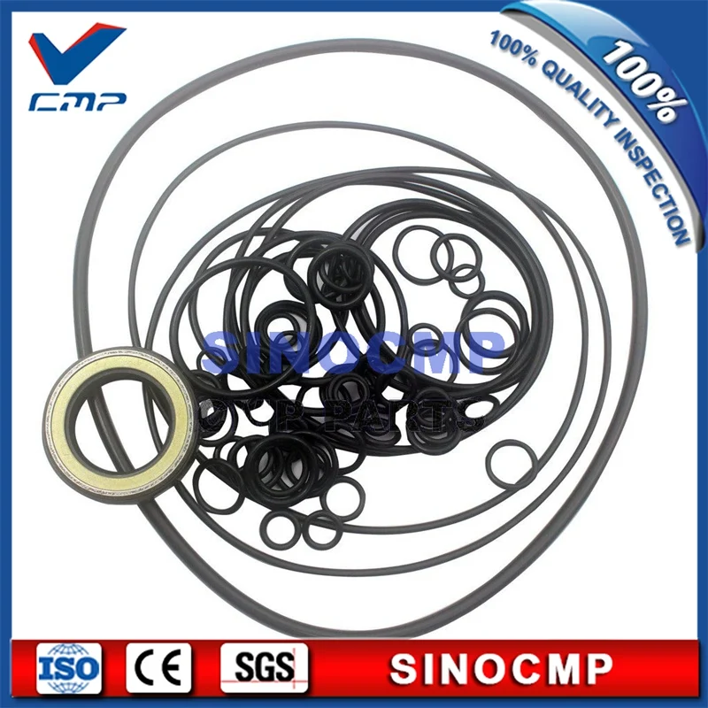 SK120-5 гидравлический насос сервис уплотнения комплект, ремонт уплотнения для экскаватора Kobelco резиновый масляный сальник, 3 месяца гарантии
