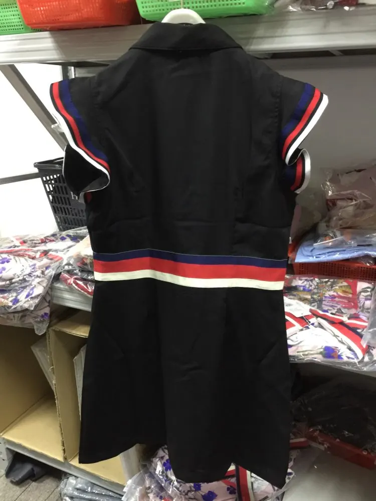 black mini dress