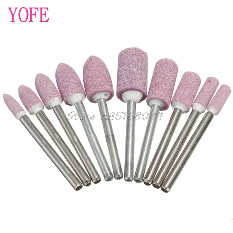 

10PCS 1/8 " Red Abrasive Polishing Mounted Stone Rotary Tool Grinding Wheel New S08 Wholesale&DropShip