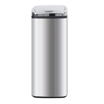 

Infrared Touchless Stainless Steel Trash Can 13 Gallon/50 L,4 PCS AA Batteries