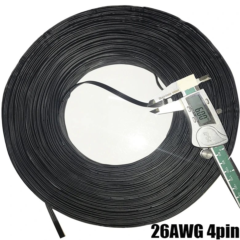 5 м 10 м мягкий 4Pin 24AWG 26AWG 28AWG провода силиконовый кабель для бесщеточного Gimbal управление камера сенсор двигатель gps управление полетом Лер