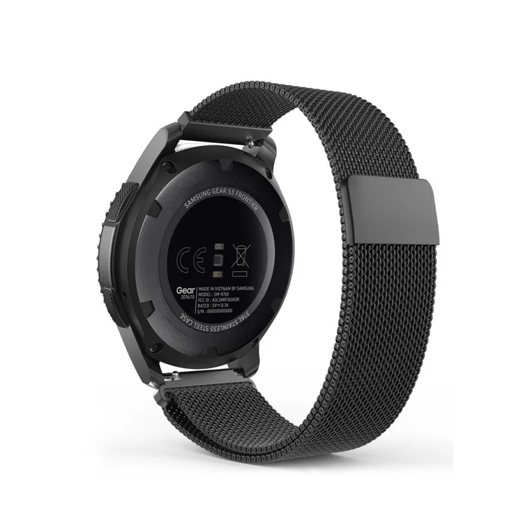 Миланский ремешок для samsung Galaxy watch 46 мм/42 мм/Активный ремешок gear S3 Frontier/S2/спортивные часы huawei из нержавеющей стали GT ремешок 46